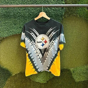 NFL Pittsburgh  Steelers Tye-Dye T-shirt Medium